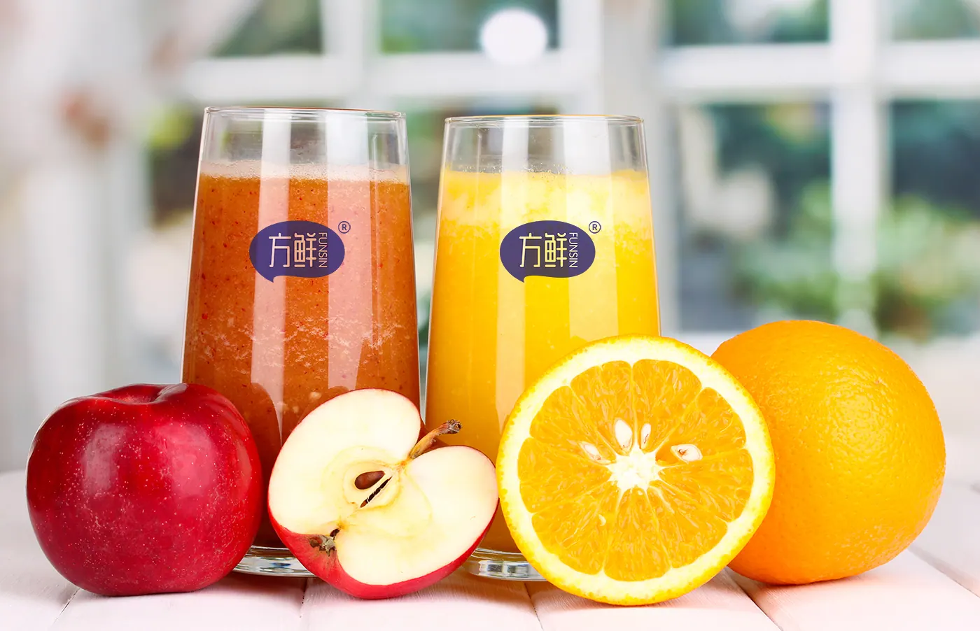 Fruit ingredients and prepared Fangxian drinks