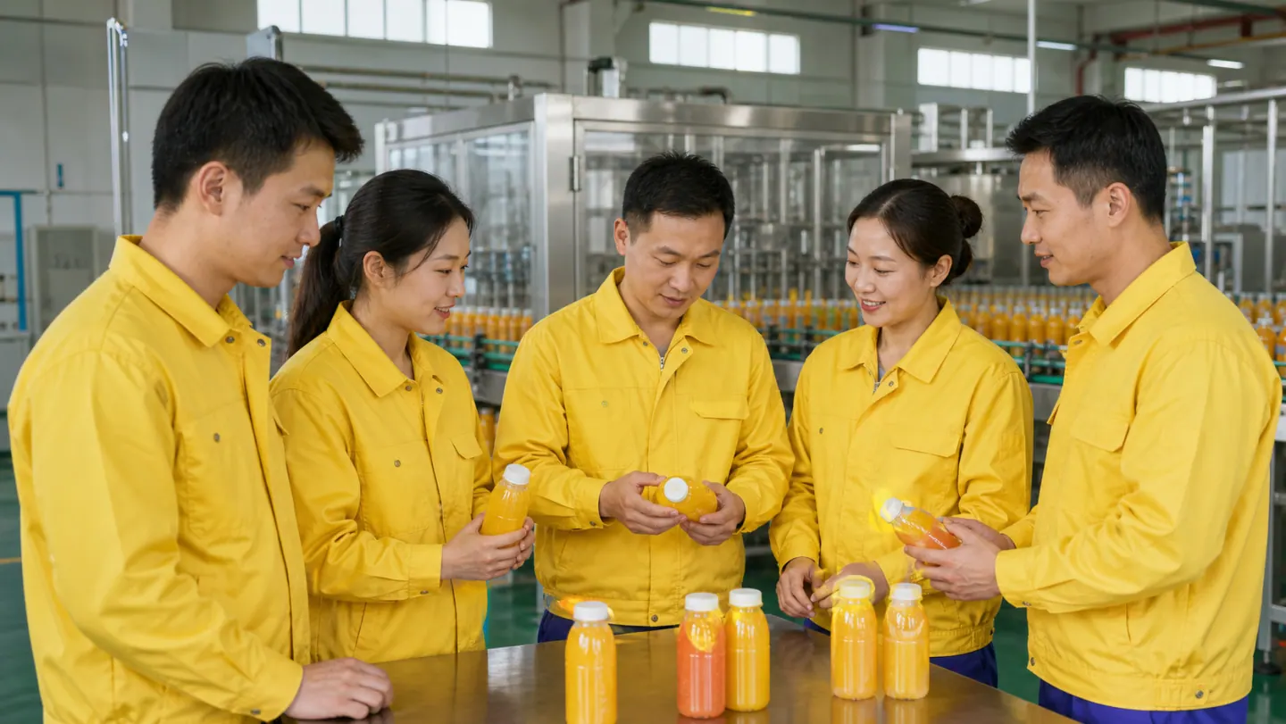 Fangxian team discussing beverage recipes